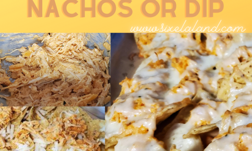 Recipe – Buffalo Chicken Dip or Nachos