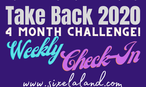 Take Back 2020 – Weekly Check In 10/01/20