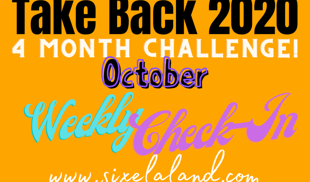 Take Back 2020 – Weekly Check In 10/16/2020