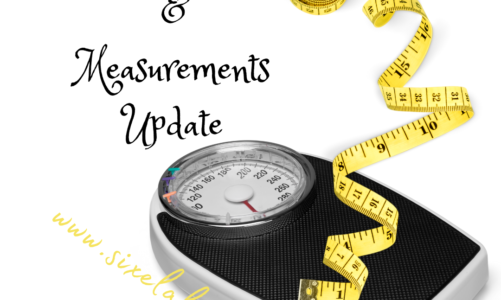 Weight Loss & Measurement Update – October 2020